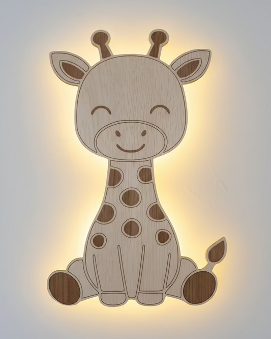 Dieren wandlamp strak