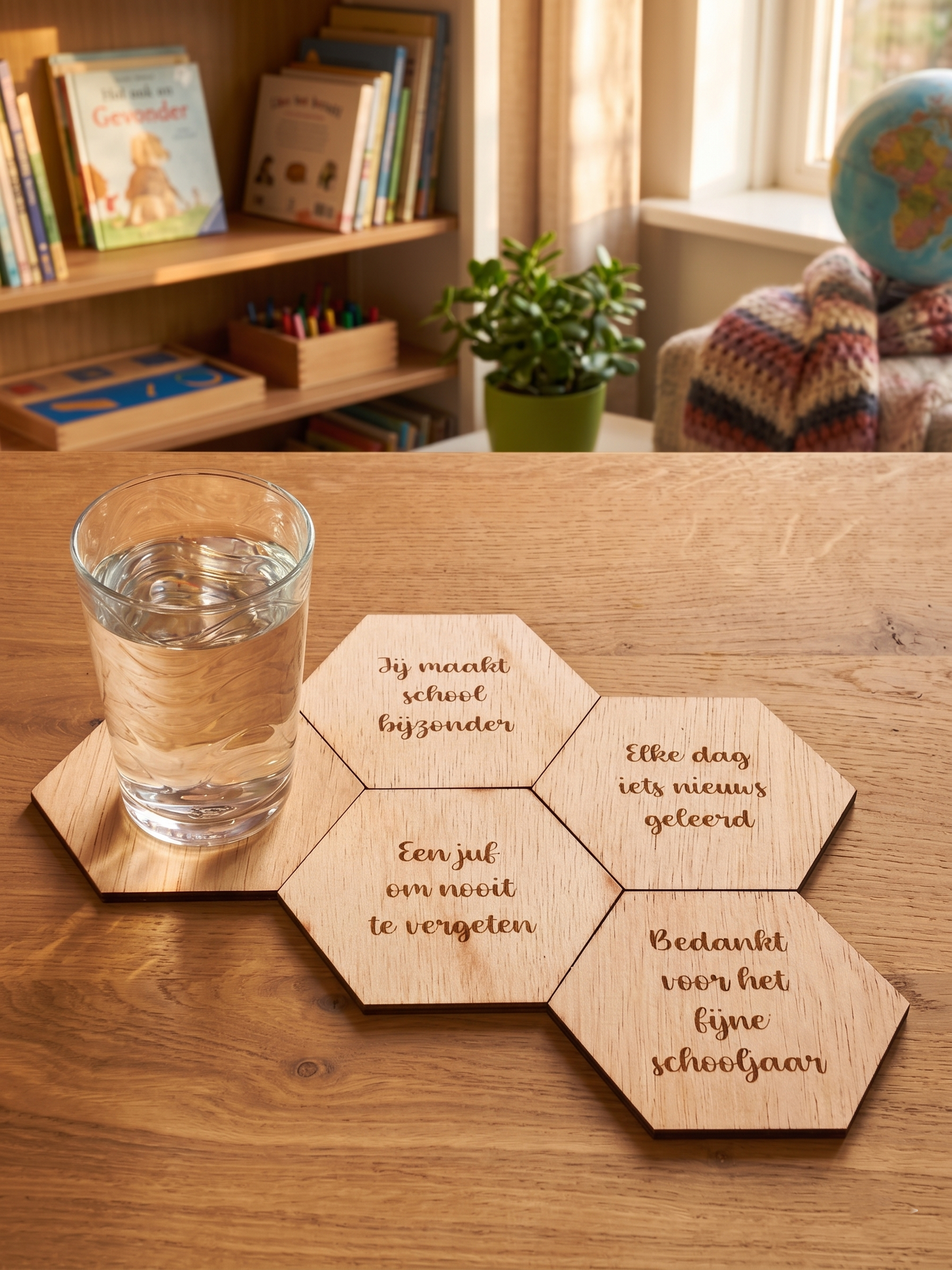 Houten onderzetters