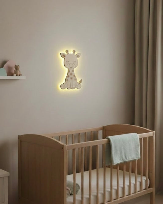 Dieren wandlamp strak