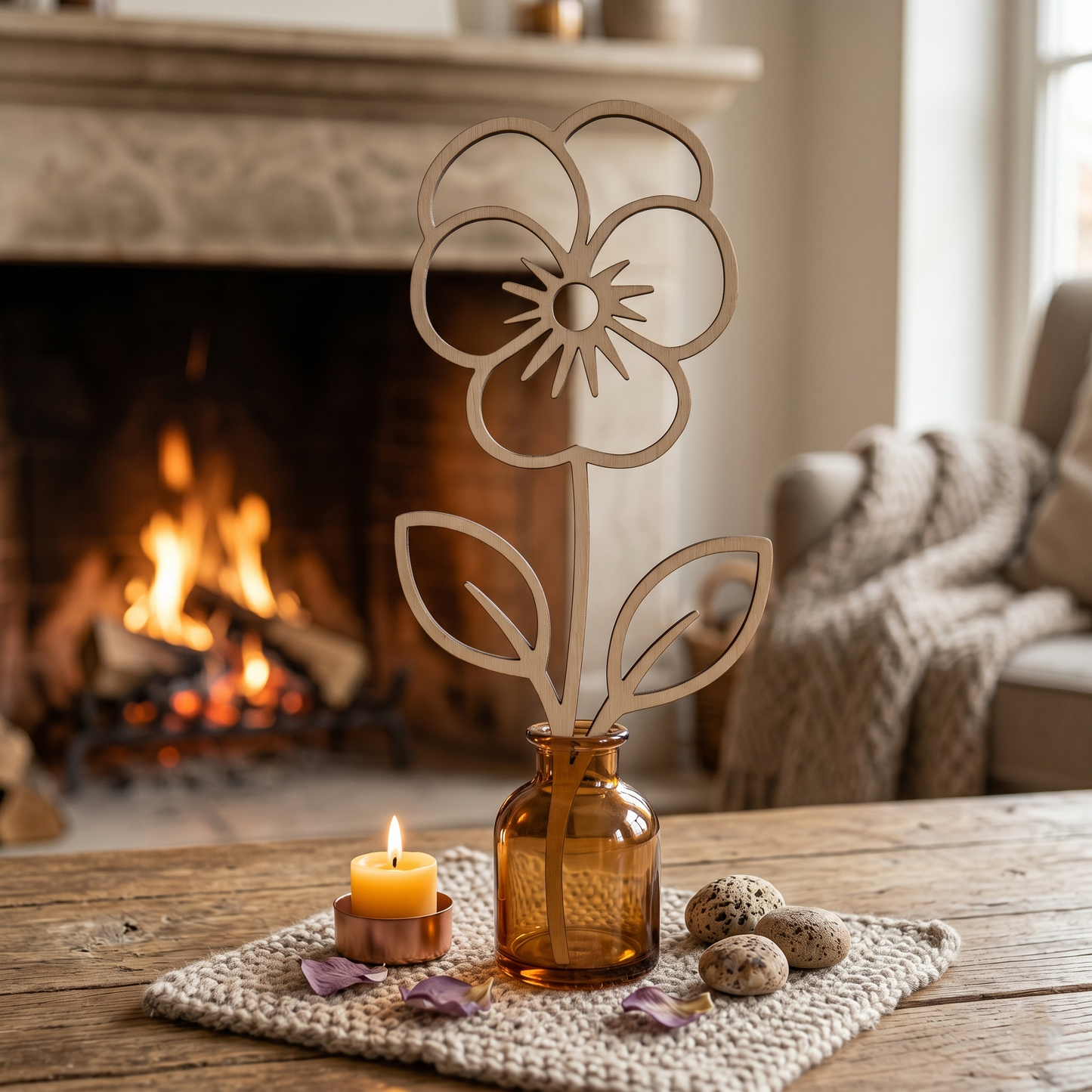 Geboortebloemen februari, viooltje