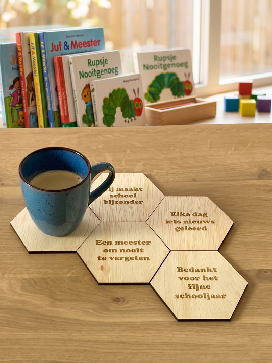 Houten onderzetters