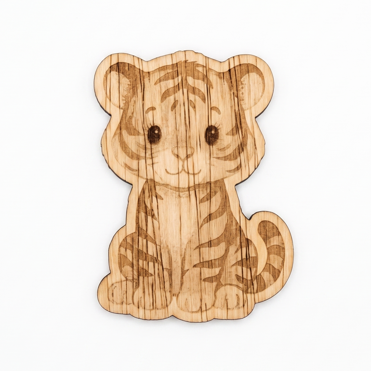 Houten dieren wandlamp gedetailleerd