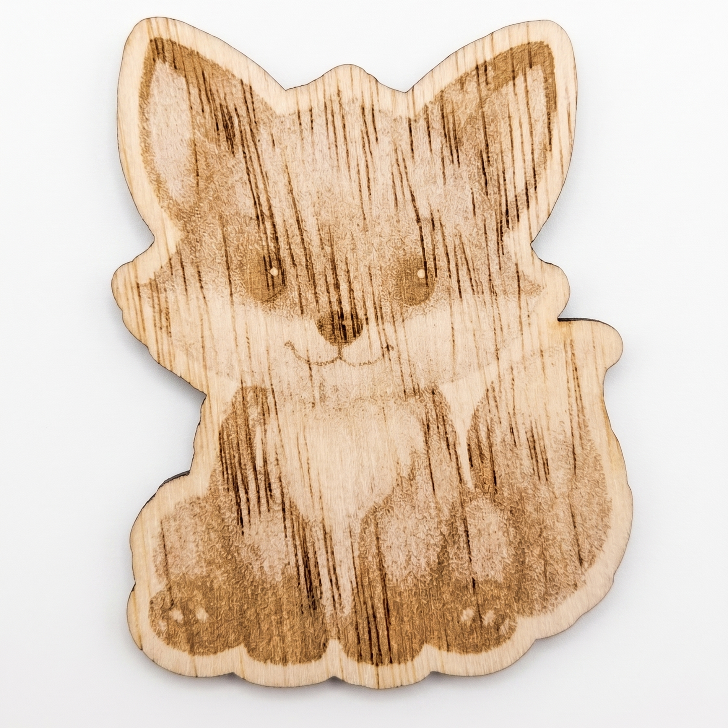 Houten dieren wandlamp gedetailleerd