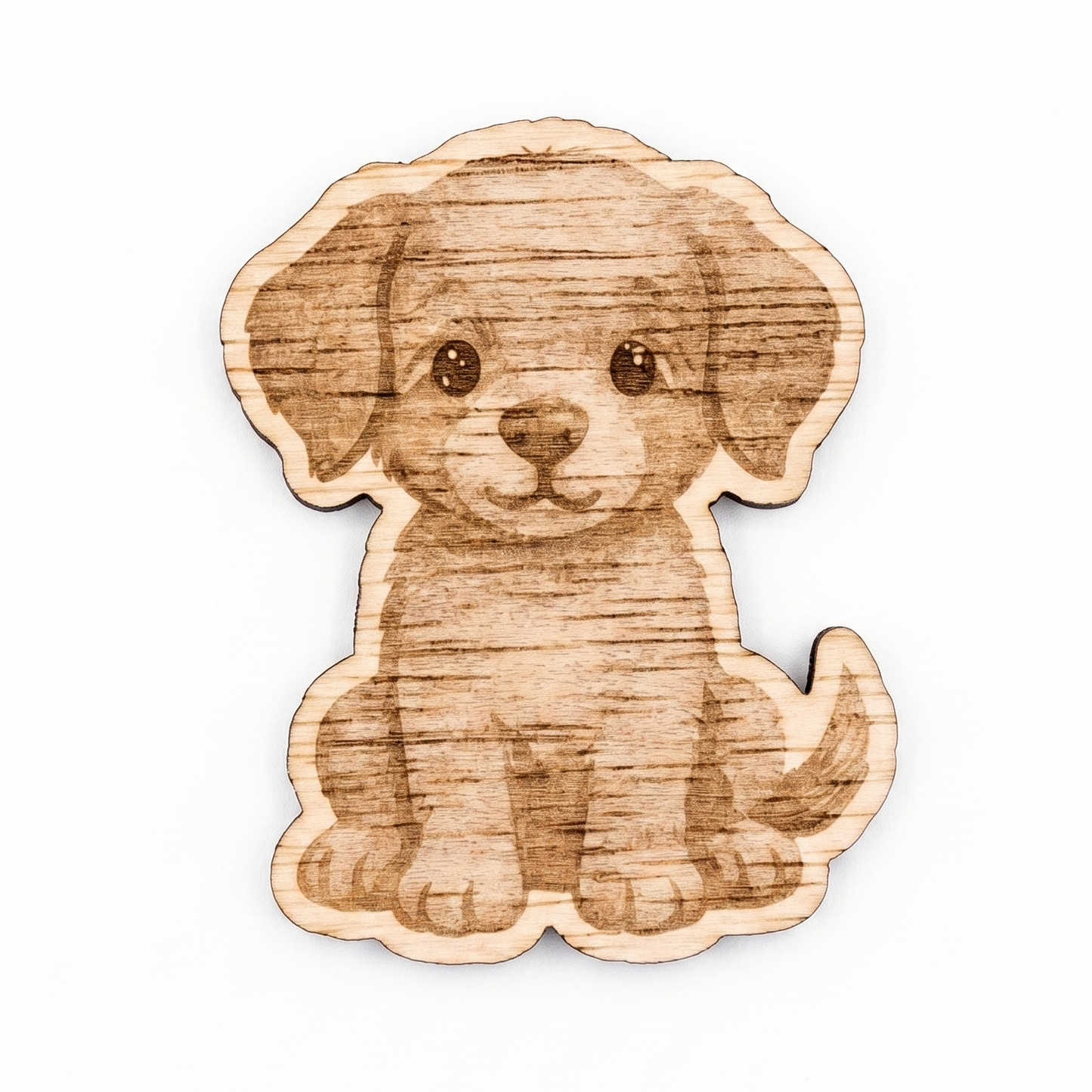 Houten dieren wandlamp gedetailleerd